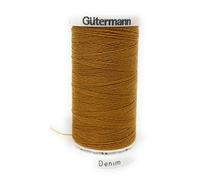 Gütermann Fil à coudre en polyester denim 100 mètres de fil pour jeans par bobine Or