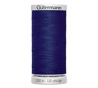 Gütermann Fil à coudre M782 Extra Stark, fil en polyester 100m pour machine à coudre, pour toutes les coutures fortement sollicitées (marine)