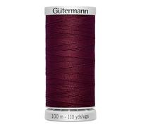 Gütermann Fil à coudre M782 Extra Stark Polyester 100m Fil pour machine à coudre pour toutes les coutures fortement sollicitées (369 rouge vin)