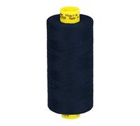Gütermann Fil à coudre Mara 120 Allesnäher Polyester 1000m pour machine à coudre résistant aux UV 339 Bleu foncé