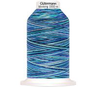 Gütermann Fil à coudre Miniking Multicolor, No. 120 Différentes couleurs. Couleurs 1000m de longueur Couture 9957 Bleu