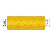Gütermann Fil à coudre polyvalent TOLDI | 500 m | Fil pour machine à coudre | 40 couleurs (417 jaune soleil)