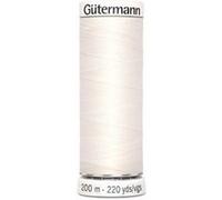 Gütermann Fil à coudre 'Universel' SB, 200 m, couleur : 111 111 Blanc cassé G