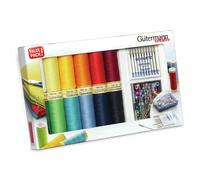 Gütermann Fil à Tout Faire Ensemble Avec Broche + Aiguilles - 12 X 100m Bobines