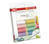 Gütermann Fil à Tout Faire Set + Point Jauge - 8x 100m Bobines Couleurs