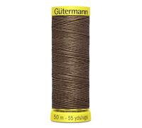 Gütermann Fil de lin 50 m | Plusieurs couleurs (marron clair)