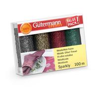 Gütermann Fil Polyester Multicolore 100 m – Ensemble de 4 pièces