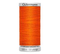 Gütermann Fil M782 Extra Fort Fil à coudre Polyester 100m Fil pour machine à coudre pour toutes les coutures très sollicitées (351 orange)