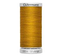 Gütermann Fil M782 Fil à coudre extra résistant en polyester 100 m pour machine à coudre pour toutes les coutures très sollicitées (412 jaune ocre)