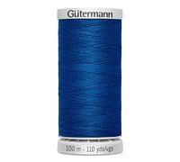 Gütermann Fil M782 Fil à coudre extra résistant en polyester 100 m pour machine à coudre pour toutes les coutures fortement sollicitées (bleu roi)