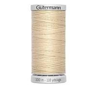 Gütermann Fil M782 Fil à coudre extra résistant en polyester 100 m pour machine à coudre pour toutes les coutures fortement sollicitées (crème)