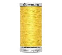 Gütermann Fil M782 Fil à coudre extra résistant en polyester 100 m pour machine à coudre pour toutes les coutures très sollicitées (327 jaune)