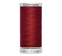 Gütermann Fil M782 Fil à coudre extra résistant en polyester 100 m pour machine à coudre pour toutes les coutures très sollicitées (221 rouge foncé)