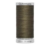Gütermann Fil M782 Fil à coudre extra résistant en polyester 100 m pour machine à coudre pour toutes les coutures très sollicitées (olive)