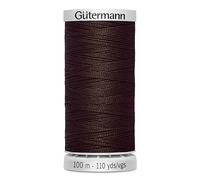 Gütermann Fil M782 Fil à coudre extra résistant en polyester 100 m pour machine à coudre pour toutes les coutures très sollicitées (marron foncé 696)