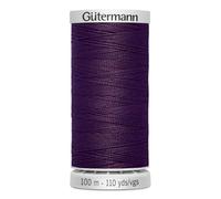Gütermann Fil M782 Fil à coudre extra résistant en polyester 100 m pour machine à coudre pour toutes les coutures très sollicitées (512 aubergine)