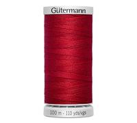 Gütermann Fil M782 Fil à coudre extra résistant en polyester 100 m pour machine à coudre pour toutes les coutures très sollicitées (046 rouge foncé)