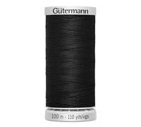 Gütermann Fil M782 Fil à coudre extra résistant en polyester 100 m pour machine à coudre pour toutes les coutures fortement sollicitées (noir)