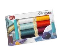 Gütermann Fil Ensemble avec Aiguille Twister, Polyester, Multicolore, 100m