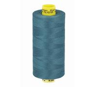 Gütermann Mara 120 Fil à coudre universel en polyester 1000 m pour machine à coudre résistant aux UV Bleu jean