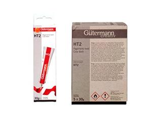 Gütermann Paquet de 5 adhésifs, 30 g chacun, HT2 (The Strong Bevor Yellow Box)