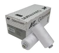 Gütermann PERMA CORE Lot de 10 rouleaux de fil à coudre Blanc 1000 m