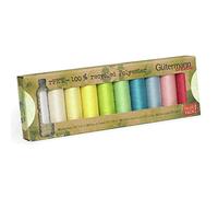 Gütermann Set de fils à coudre recyclé (rPET) – 10 mm, bobines 100 m – Assorti