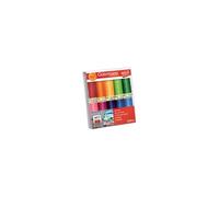Ensemble De Fil Gutermann Sew All - 10x 100m Bobines Mélange De Couleurs - Vives