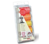Gütermann Sulky Coton Fil Set Coton 12 Ou Coton 30 Rouge Jaune Rose Violet