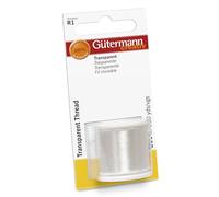 Gutermann Fil à coudre transparent 100% polyamide 200 m invisible sur tissus multicolores