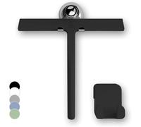 GÜTEWERK Raclette Douche Silicone, pour Vitre et Paroi, Noir 23 cm