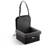 Gütewerk Panier Chien, Voiture Siège Auto Chien, Petite et Moyenne Taille, Harnais de Sécurité, Gris
