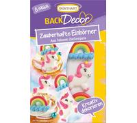 Güthart Back Decor Figurines en sucre Arc-en-ciel et licornes 17g