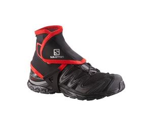Guetre haute salomontrail noir rouge
