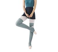 Guêtre Jambières Femme Fille Guêtre Danse Laine hiver Genouillère Douce Couvre-jambes Chaud Manchettes de jambe Protège-genou Chauffe Longues Chaussettes Pour Yoga Fitness Ballet Danse Gris
