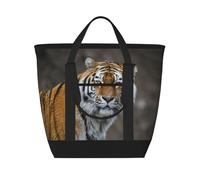 Guêtre Tigre,Sacs à lunch isothermes de grande capacité pour femmes et hommes