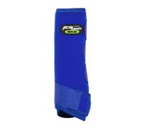 Guêtres antérieurs fermées pour cheval Pro-Tech Airflow Bleu S