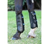 Guêtres antérieurs fermées pour cheval Weatherbeeta Tough-Tec Noir L