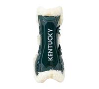 Guêtres antérieurs ouvertes pour cheval élastique mouton vegan Kentucky Bamboo Vert S