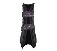 Guêtres anterieurs ouvertes pour cheval LeMieux Impact Responsive Noir L