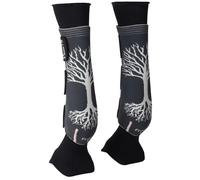Guêtres antérieurs pour cheval avec chaussettes Stübben EQUI Compress Noir L