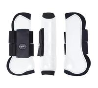 Guêtres antérieurs pour cheval Ouvertes QHP Blanc Pony