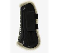 Guêtres antérieurs pour cheval Ouvertes scratch mouton vegan ouvertes Kentucky Noir M
