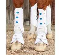 Guêtres antérieurs pour cheval Premier Equine Air Cooled Original Eventing Blanc Antérieurs/S