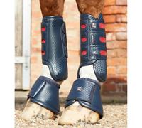 Guêtres antérieurs pour cheval Premier Equine Carbon Tech Air Cooled Bleu M