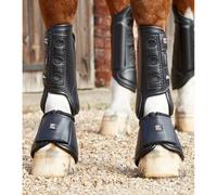 Guêtres antérieurs pour cheval Premier Equine Carbon Tech Air Cooled Noir M