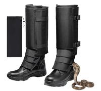 Guêtres Anti-Serpent, imperméables et Anti-Serpents, Protection Contre Les morsures de Serpent, Chaps de Chasse réglables pour la Chasse/la randonnée/Le Travail à la Ferme
