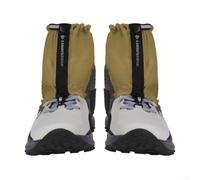 Guêtres basses pour la course à pied, couvre-chaussures élastiques pour la randonnée, anti-sable, boue, pare-neige, leggings réglables pour le cyclisme, protections de bottes antidérapantes (jaune)