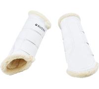 Guêtres Busse ST. GEORGES blanc guêtre de dressage rembourrée de fourrure synthétique, Busse_17_tailles:XL