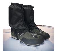 Guêtres de chaussures imperméables noires | Housse de legging d'escalade | Pour ski, randonnée, hiver, alpinisme, escalade, trail, course à pied, marche, sport, pêche